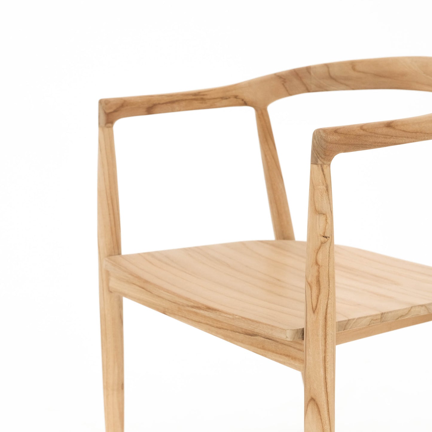 Motu Byron Bay Vini Dinning teak wood chair natual finish