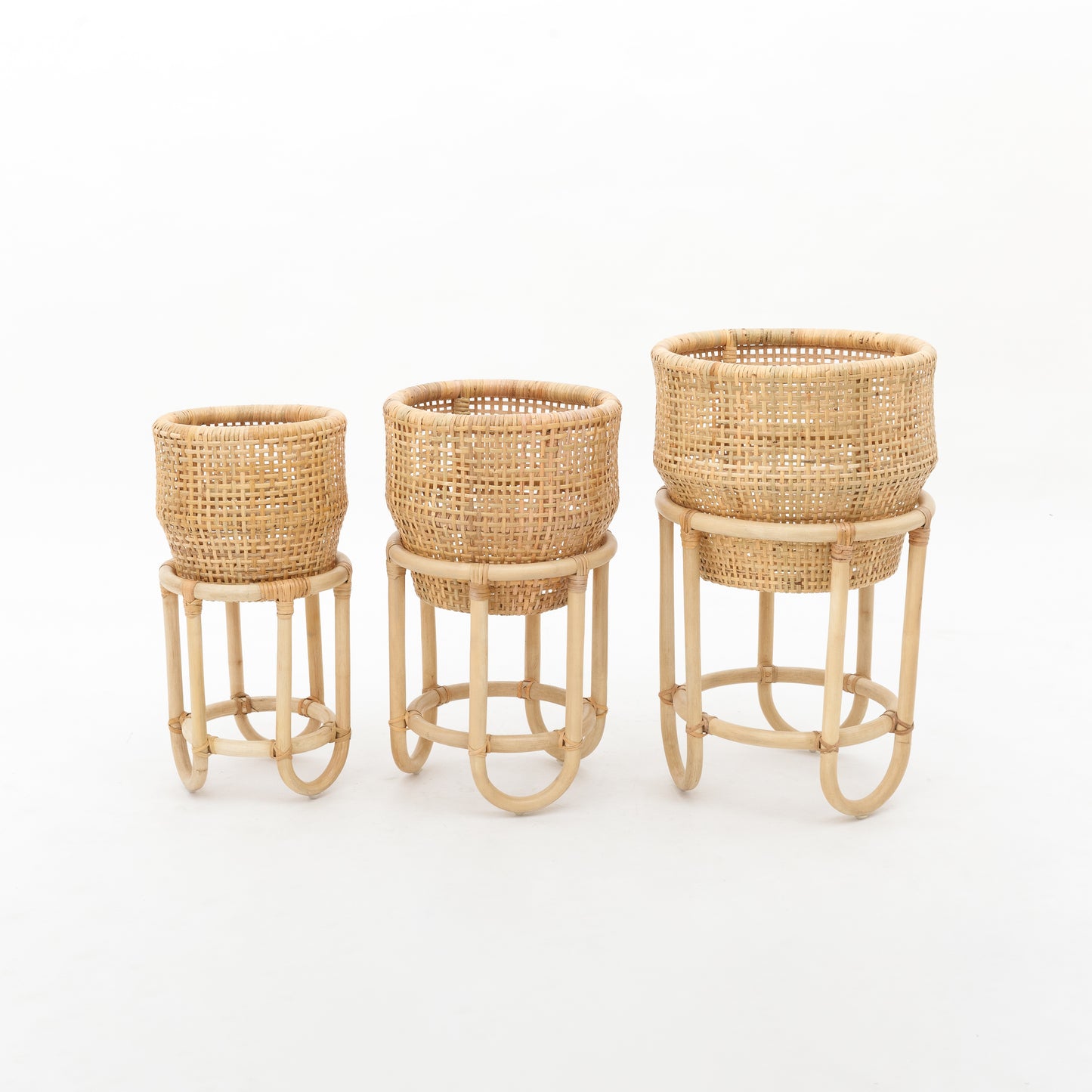 Motu Byron Bay Emery Planter set Rattan