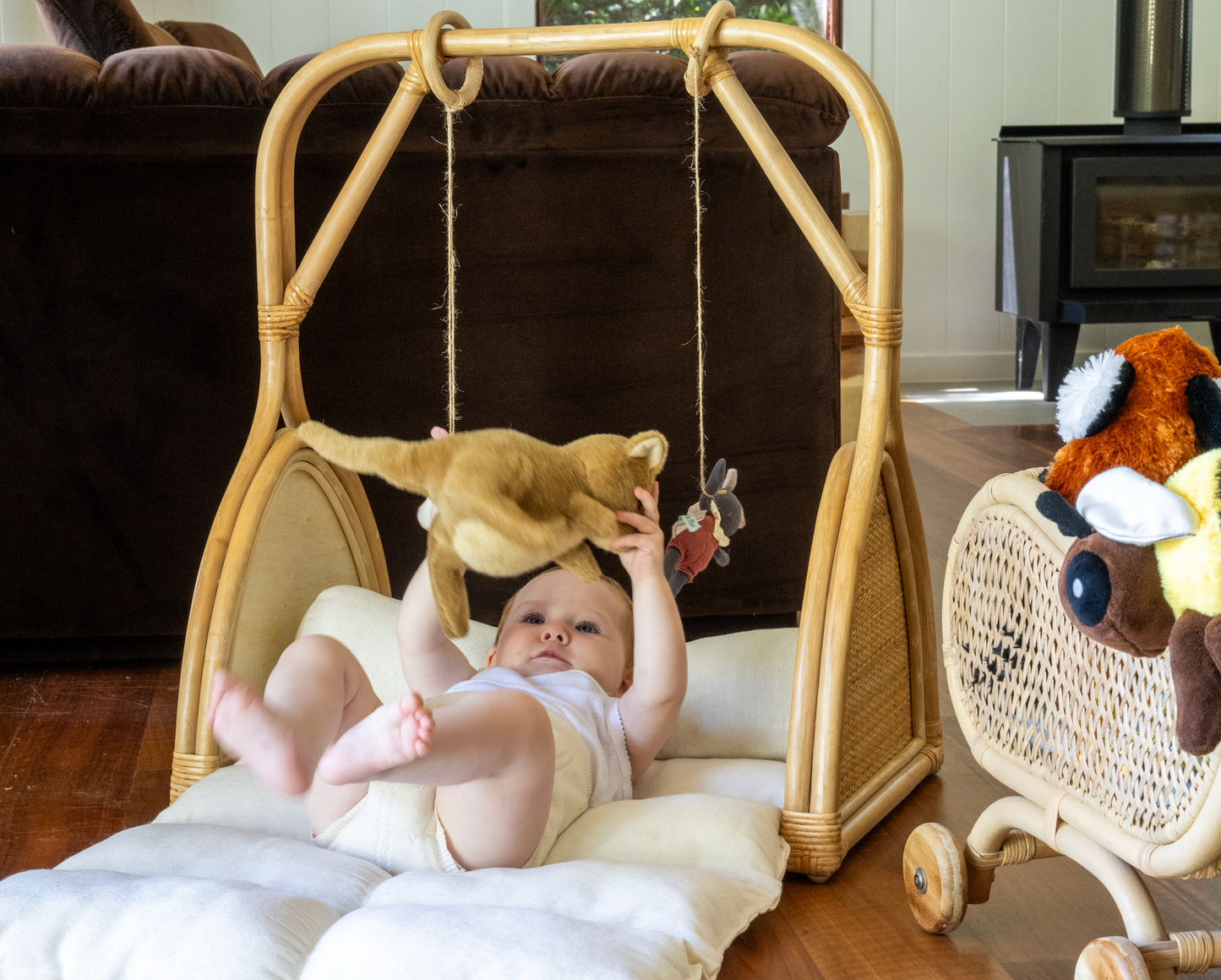 Motu_natural _Rattan_ baby_ play _gym