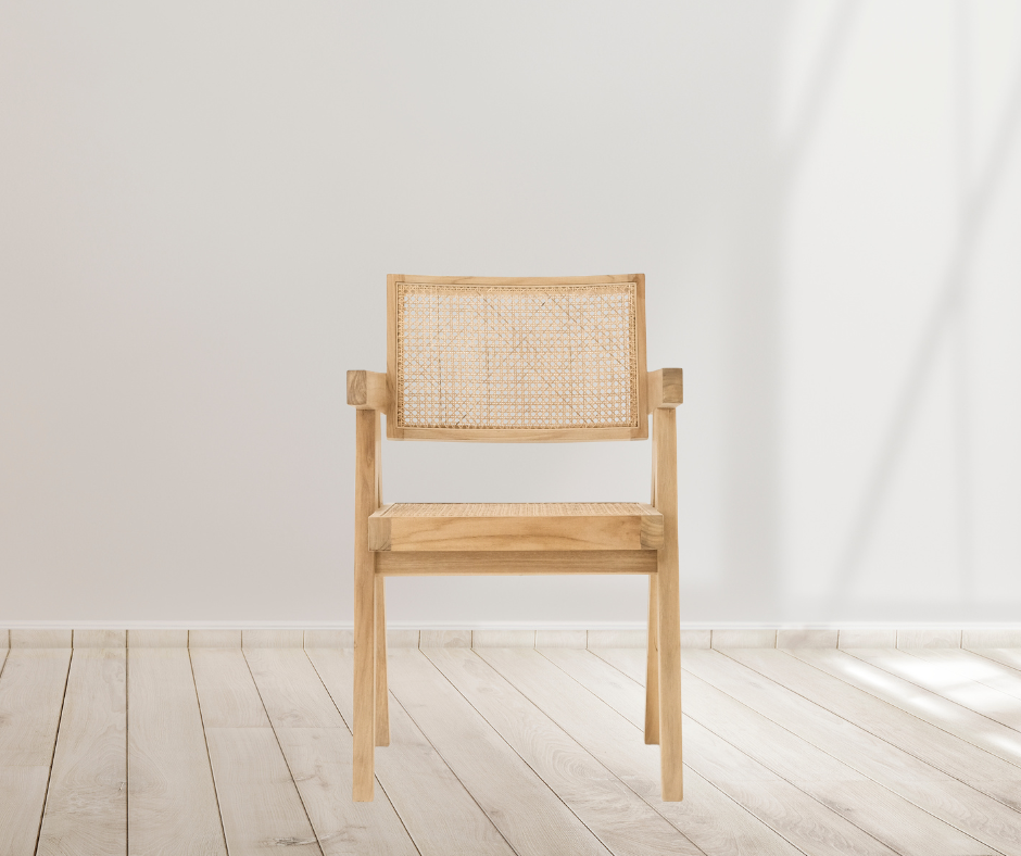 Motu Byron Bay Classic dinning Chair Teak rattan Natural