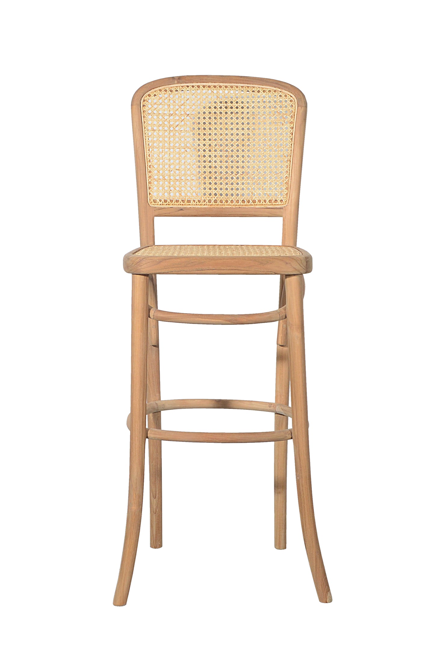 Motu Byron Bay TEVA COUNTERSTOOL teak rattan natural