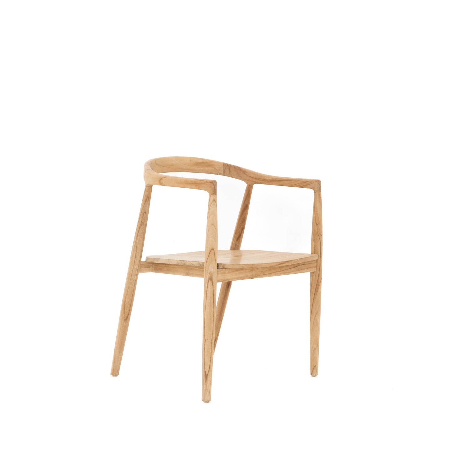 Motu Byron Bay Vini Dinning teak wood chair natual finish