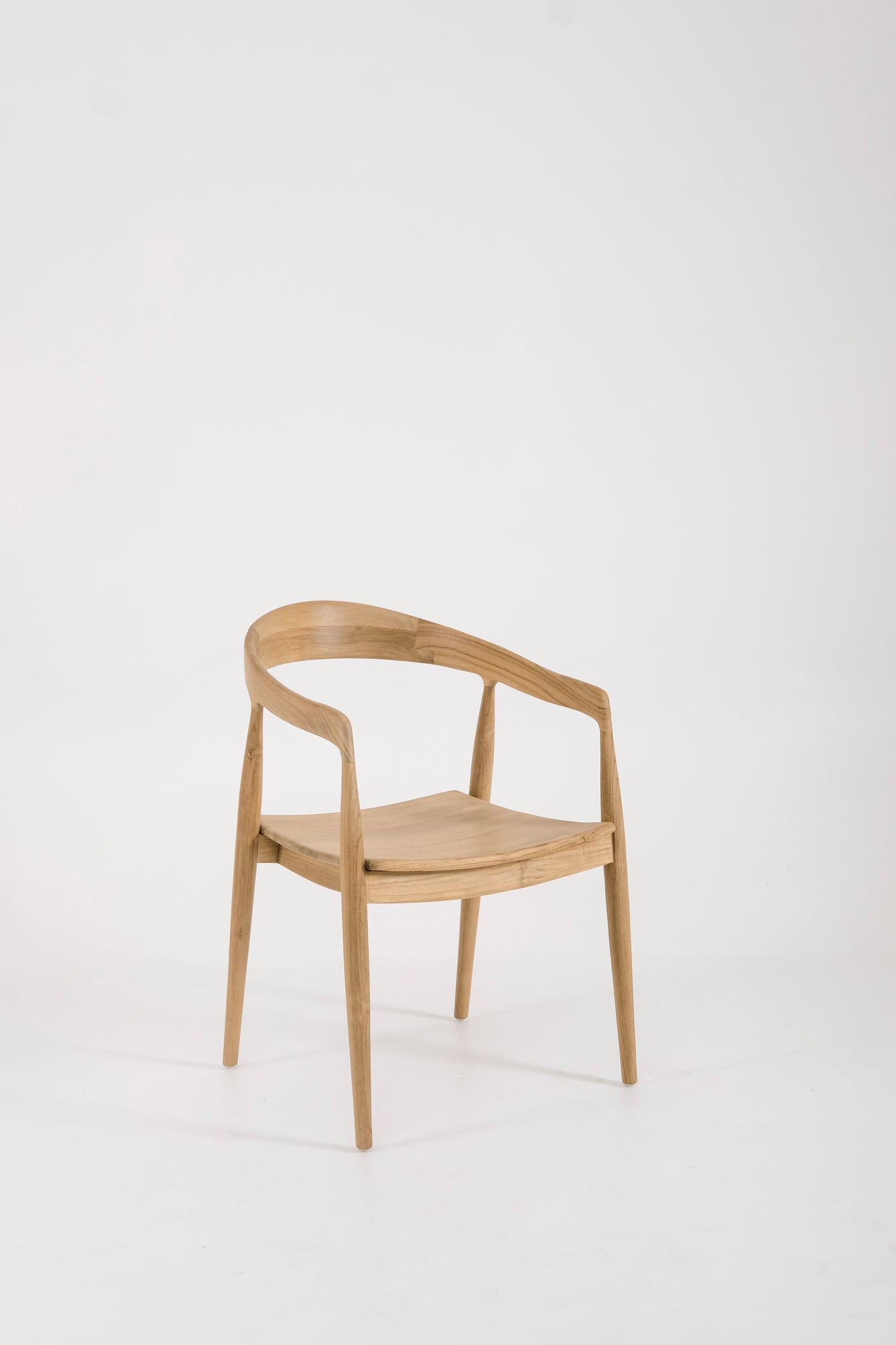 teak dinning chair natural finish