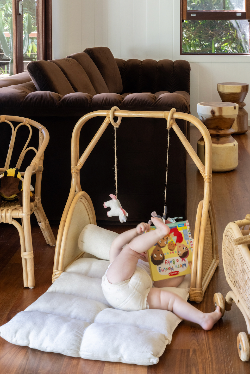 Motu_rattan_ baby _play gym_Byron bay