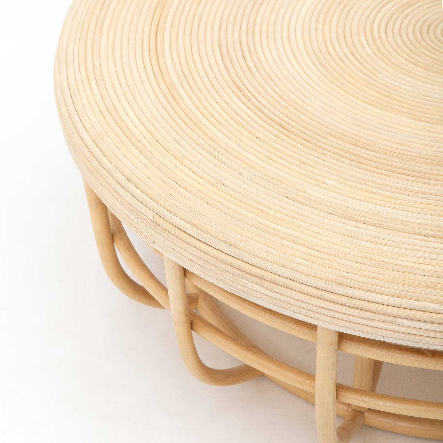 Motu Byron Bay Heinui Coffee Table round Rattan Natural