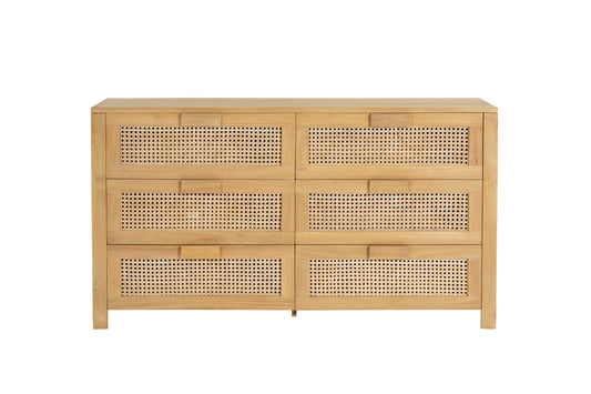 Motu Byron Bay MARURU 6 DRAWERS Teak Natural Rattan