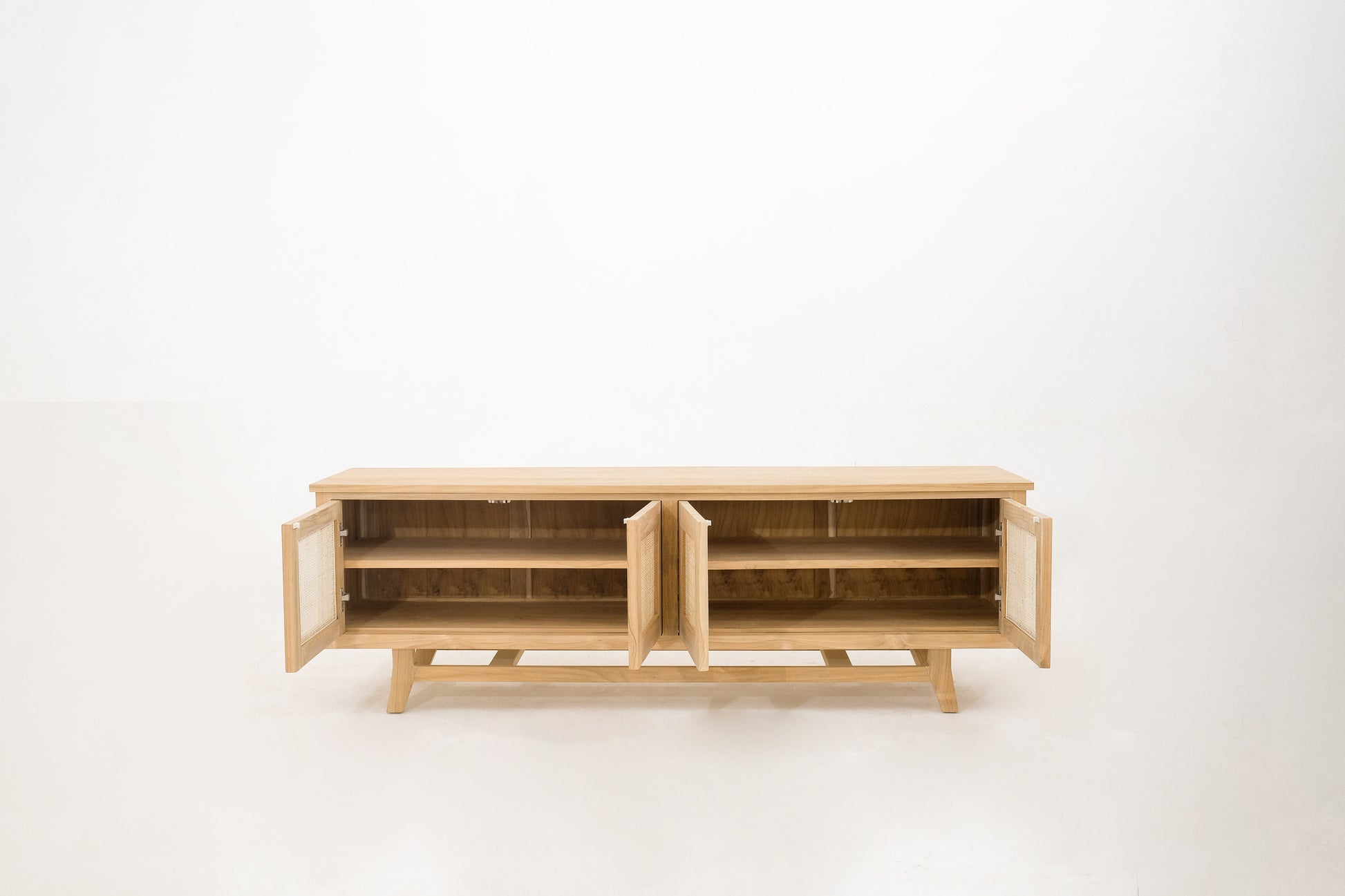 Motu_Taha_natural_teak_tv_console_cabinet_Rattan_Byron_bay